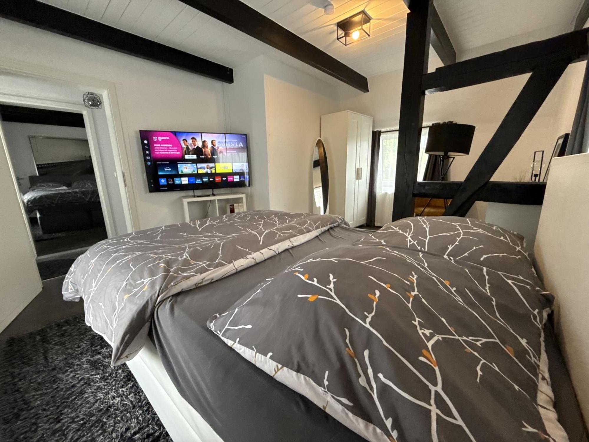Fachwerkhaus Mit 2 Getrennten Schlafzimmern, Wohnzimmer Und Kueche Bückeburg Exterior foto